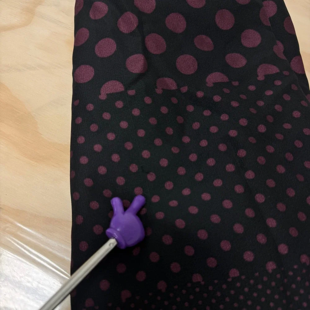 Who What Wear Dark Polka Dot Sleeveless Midi‎ Dress XXL Smocked  Whimsical Retro